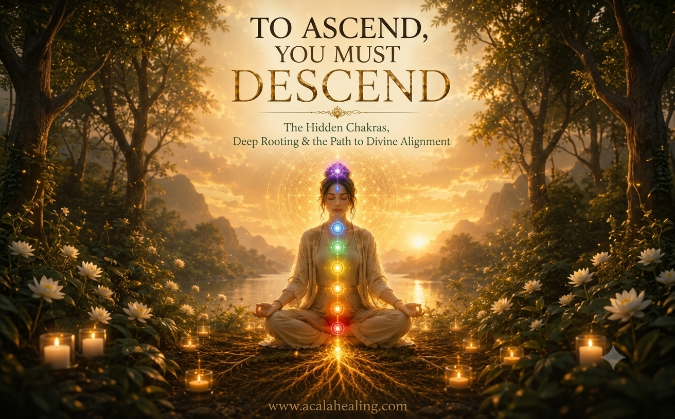 To Ascend, You Must Descend: The Hidden Chakra Journey from Earth to the Divine - Acala Healing